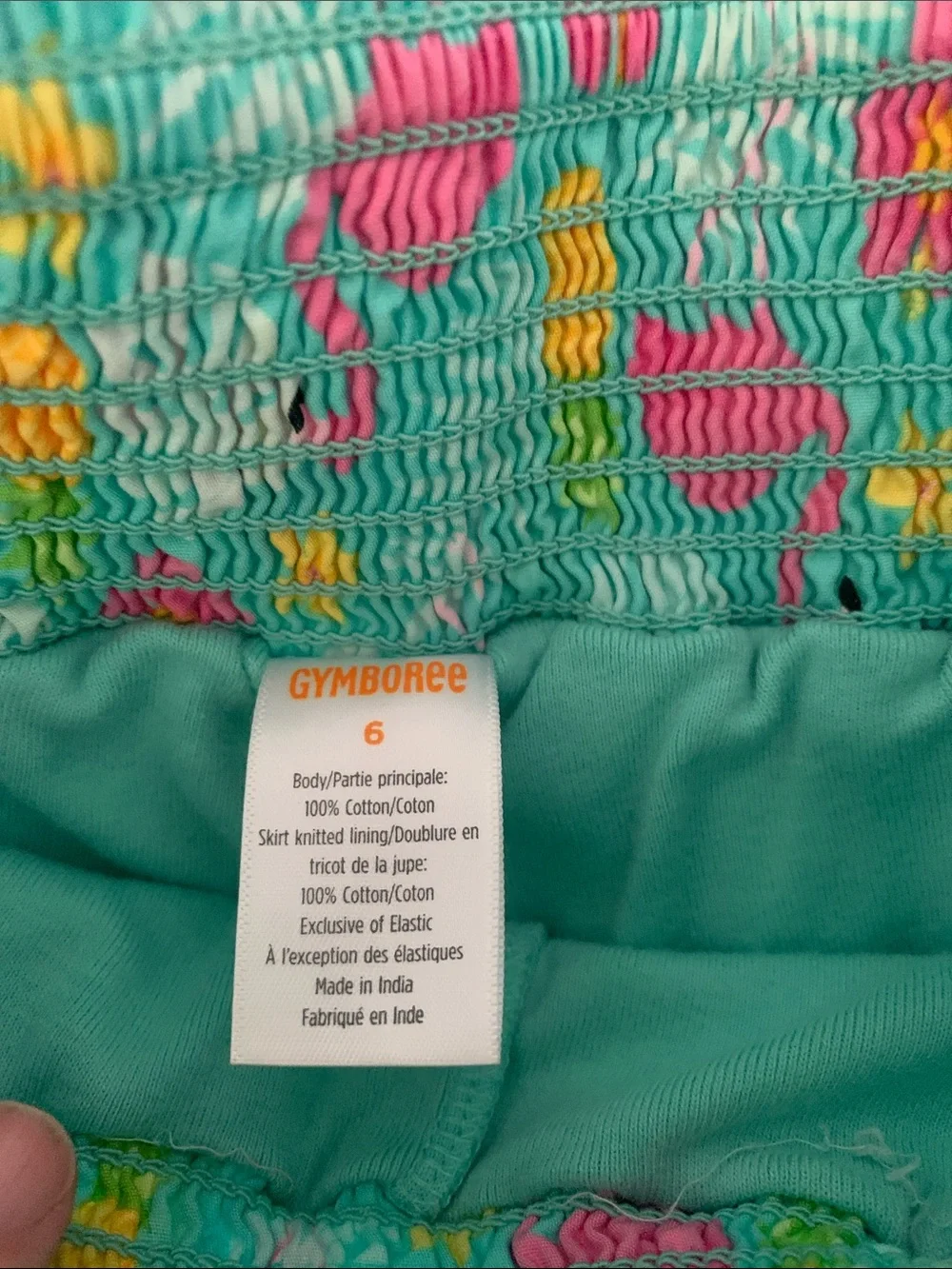 Gymboree bright aqua